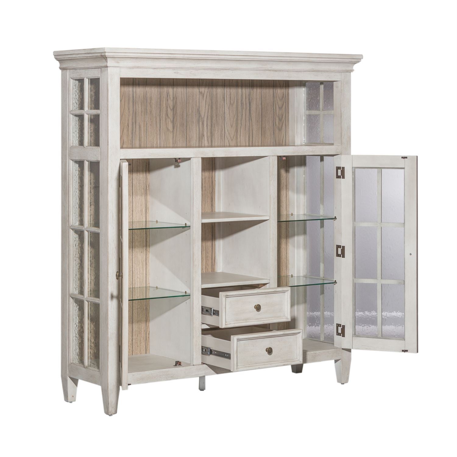 Liberty Furniture Heartland - Display Cabinet - White | Meri Furniture