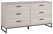 Signature Design by Ashley® Socalle - Six Drawer Dresser | Meri Furniture