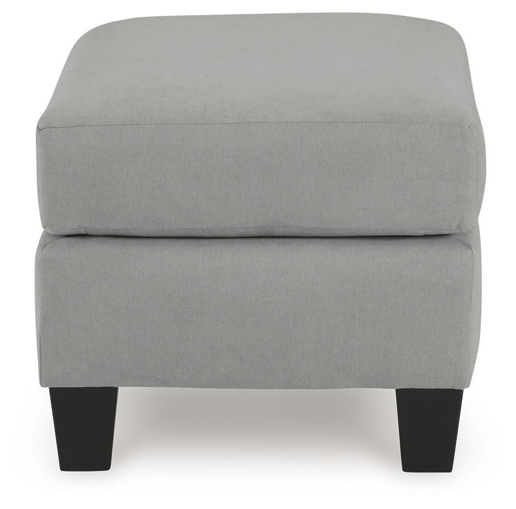 Signature Design by Ashley® Adlai - Shadow - Ottoman | Meri Furniture