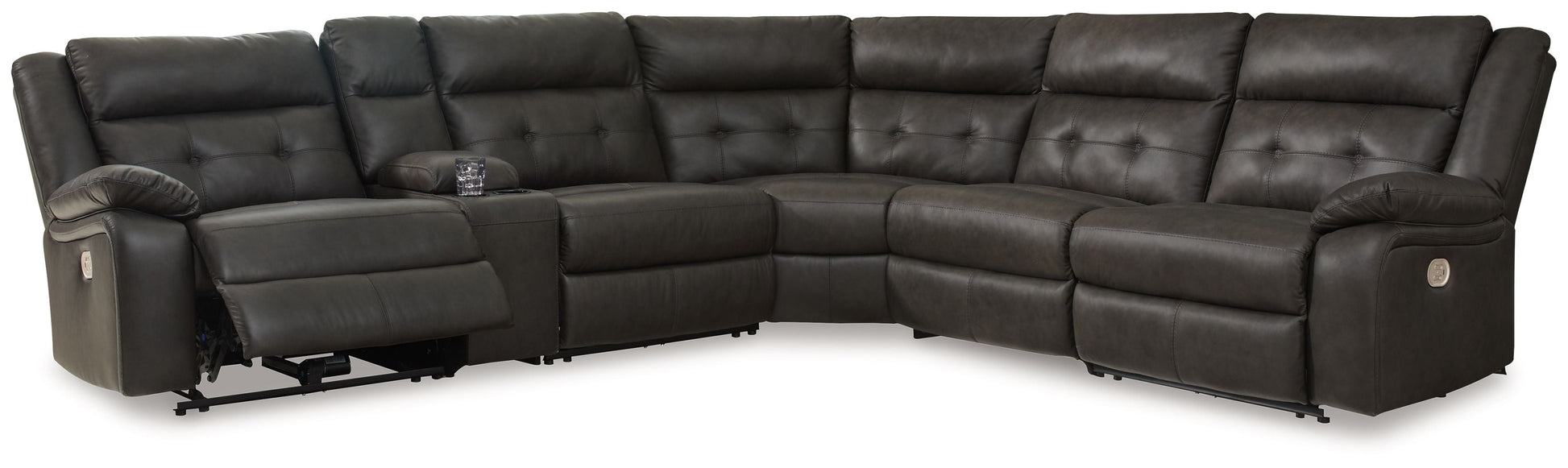 Signature Design by Ashley® Mackie Pike - Power Reclining Sectional | Meri Furniture