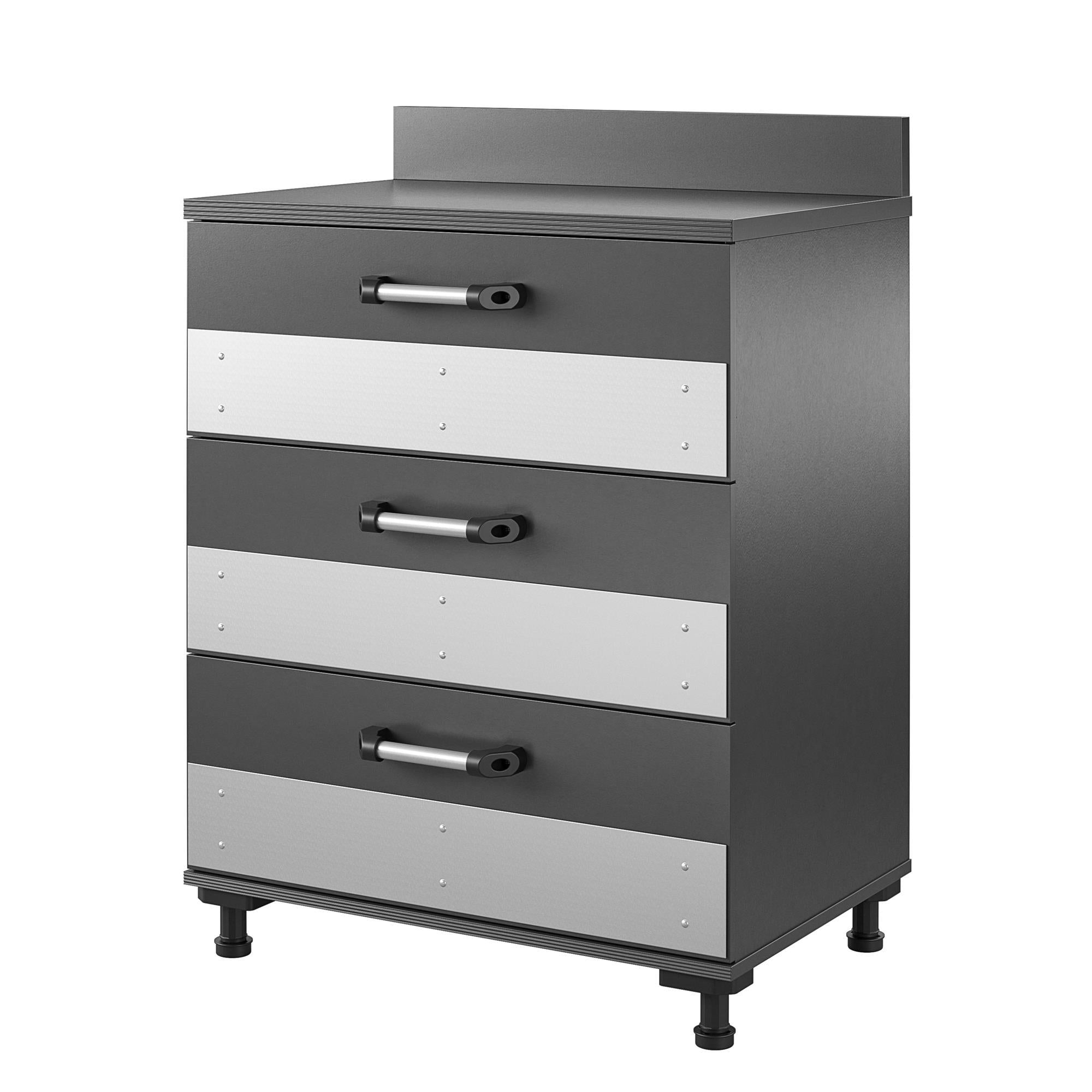 Boss - 3 Drawer Storage Cabinet - Gray
