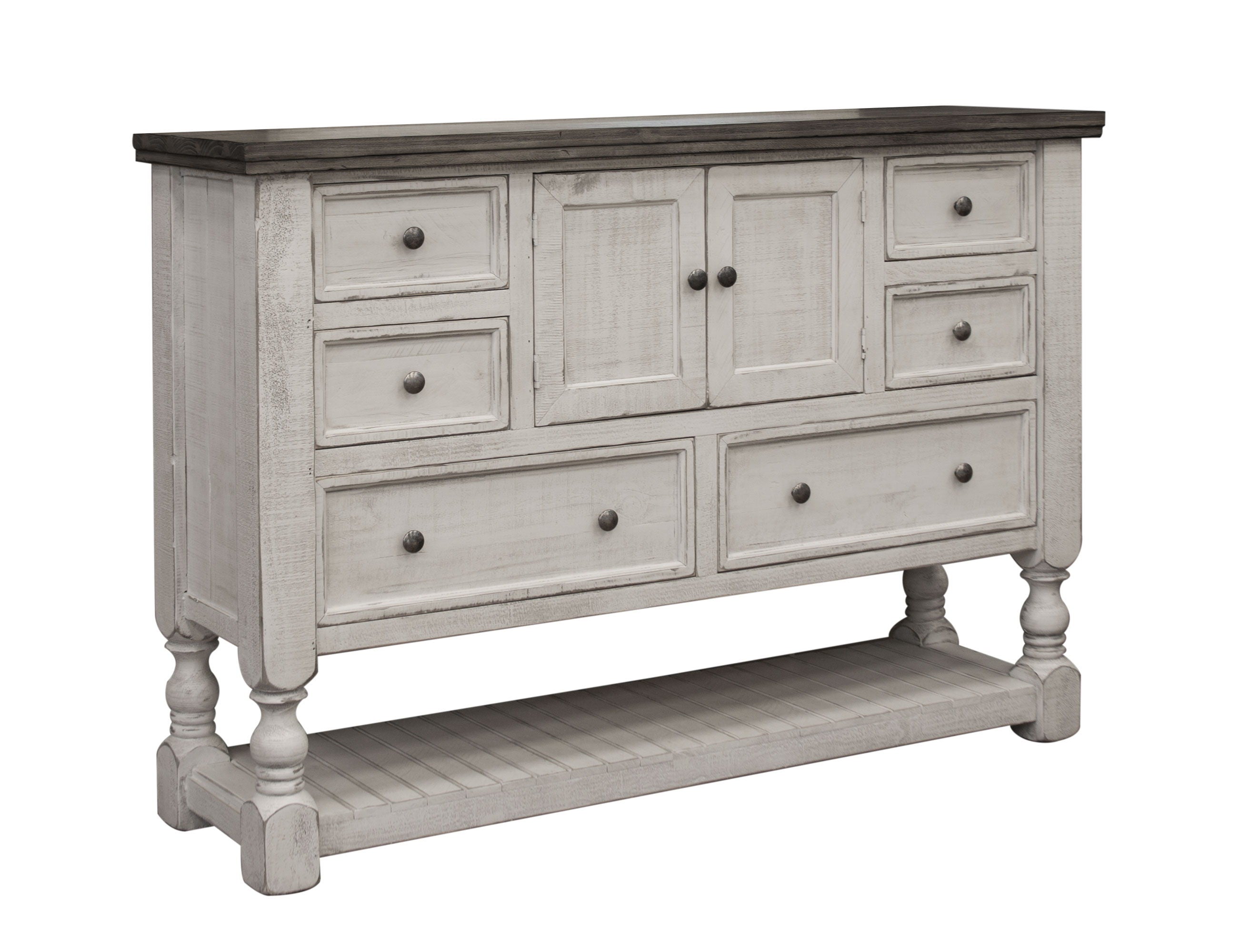 International Furniture Direct Stone - Dresser | Meri Furniture
