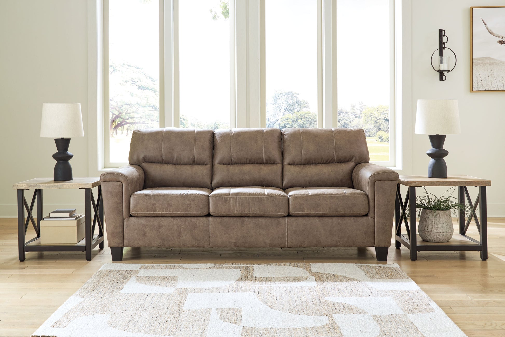 Signature Design by Ashley® Navi - Fossil - Sofa | Meri Furniture