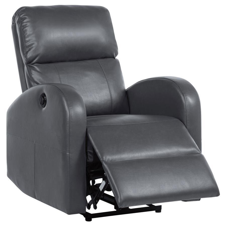 Coaster Fine Furniture Grant - Upholstered Power Recliner Chair | Meri Furniture