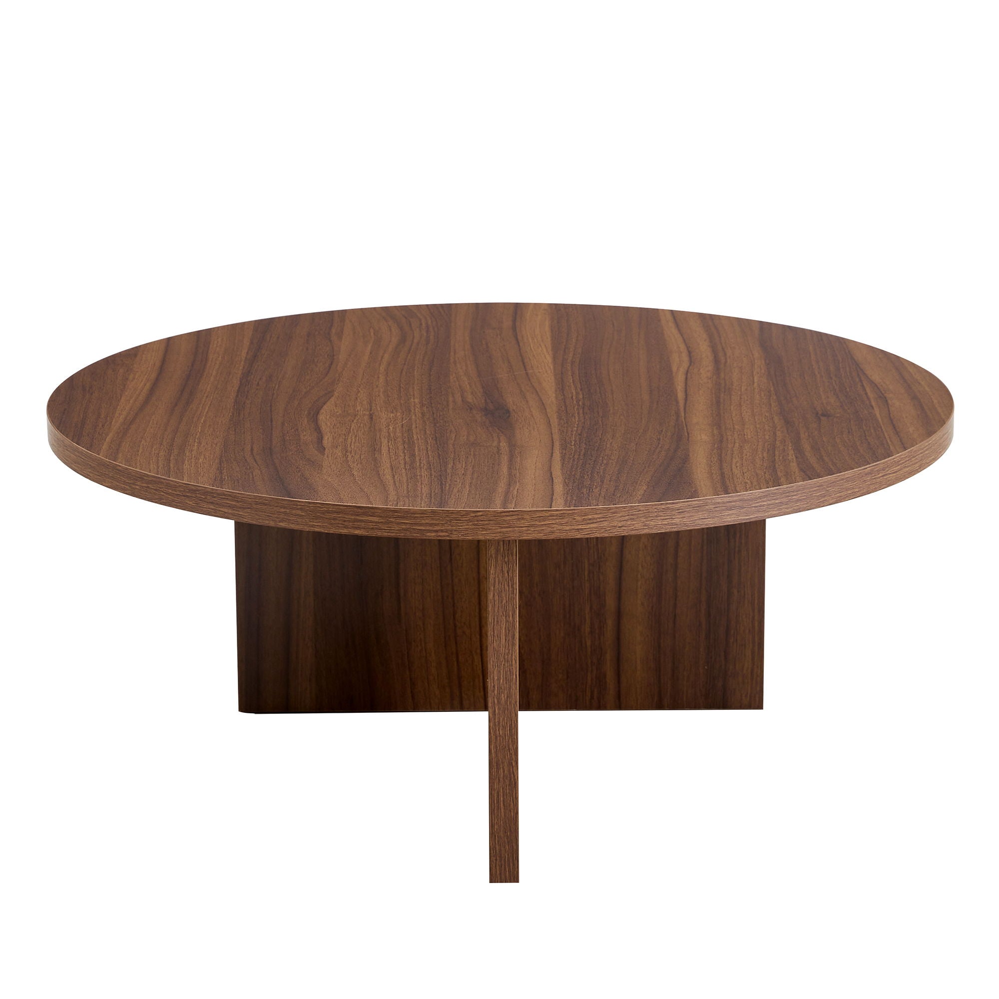 Versatile Round Coffee Table For Various Interior Styles