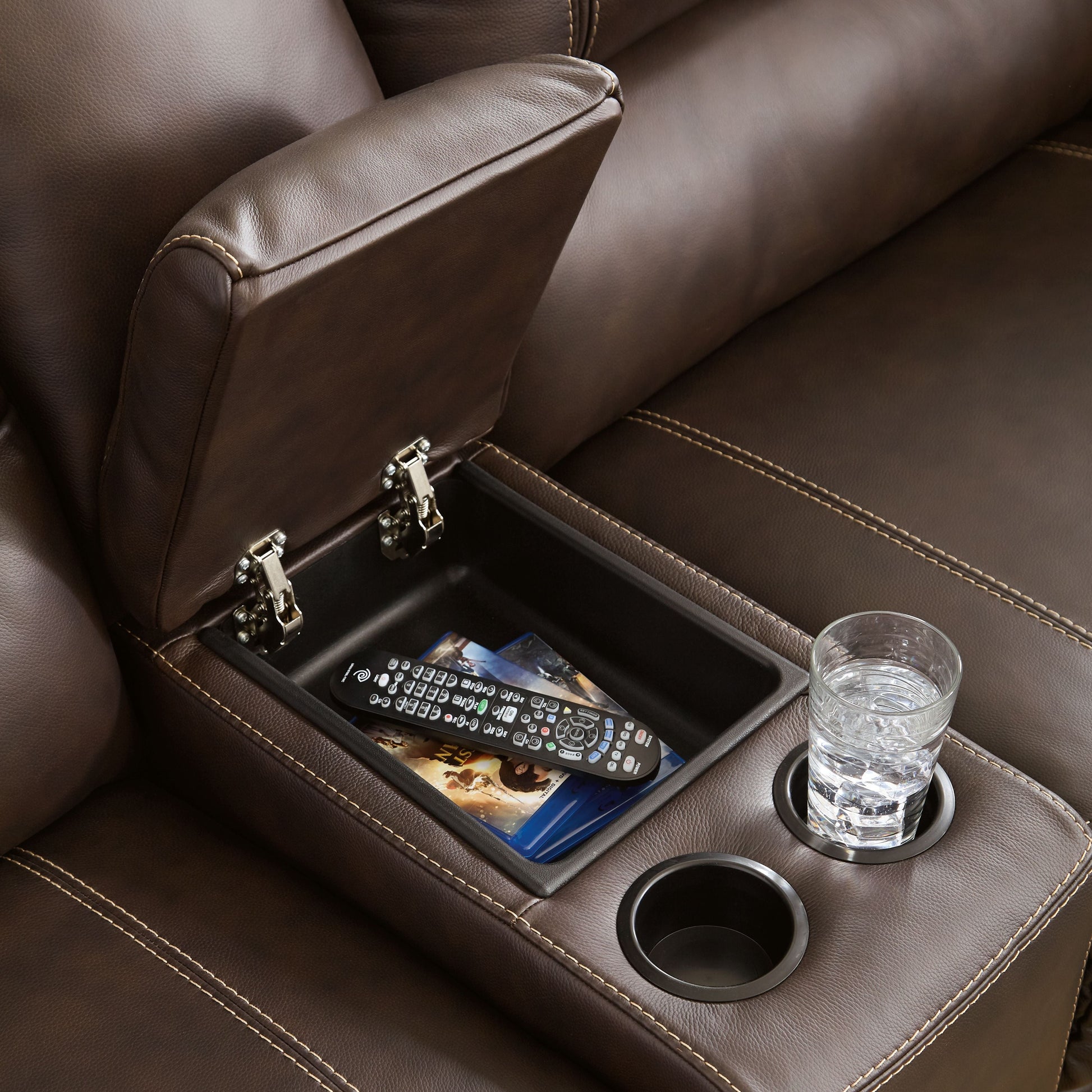 Signature Design by Ashley® Dunleith - Power Reclining Sectional | Meri Furniture