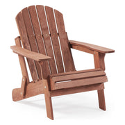 Oversize Outdoor Folding Adirondack Chair, Patio Chair For Garden