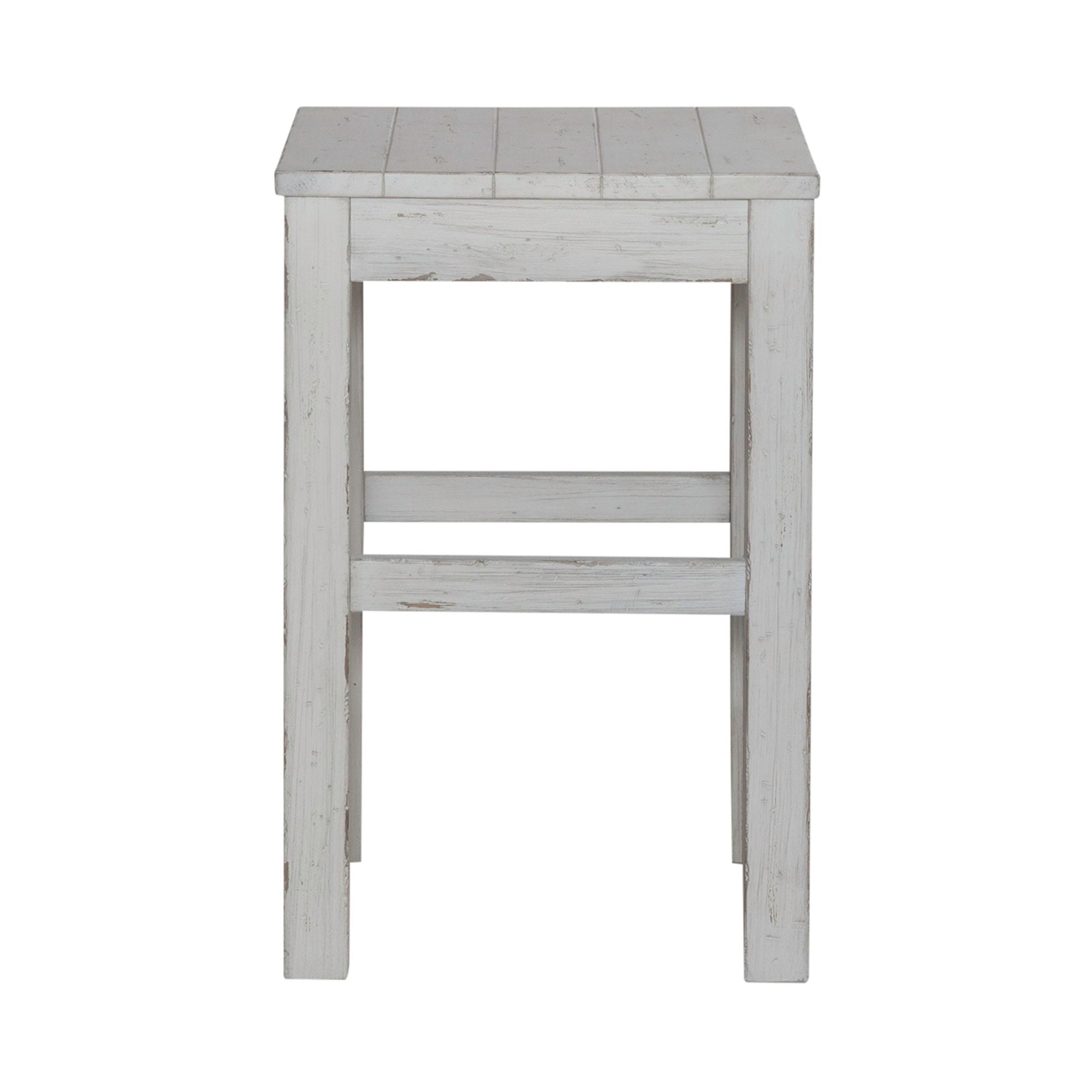 Liberty Furniture River Place - Console Stool - White | Meri Furniture