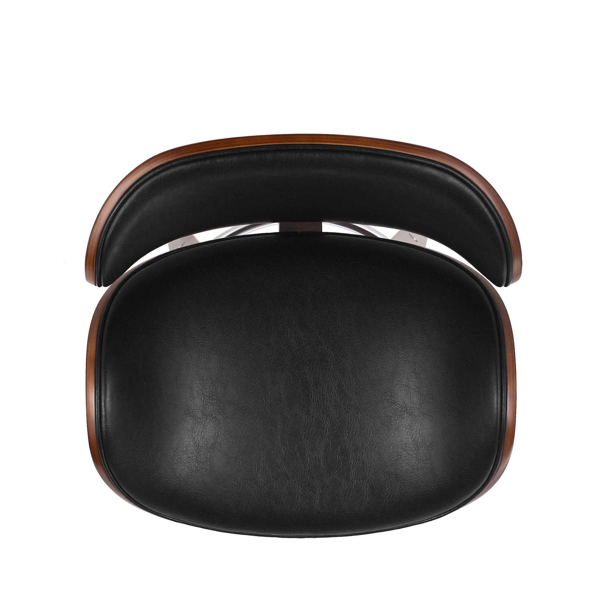 Lumos - Mid Century Modern Upholstered Swivel Barstool