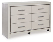 Signature Design by Ashley® Zyniden - Silver - Six Drawer Dresser | Meri Furniture