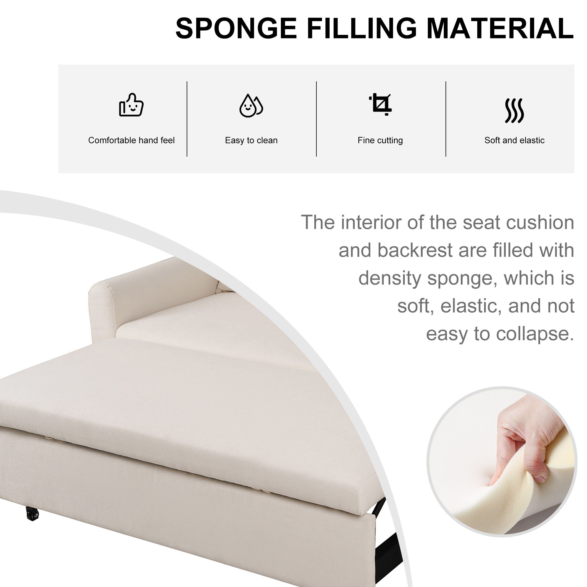 Balus - 2 In 1 Sofa Bed With Storage Bag