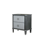 House Beatrice - Nightstand - Charcoal & Light Gray