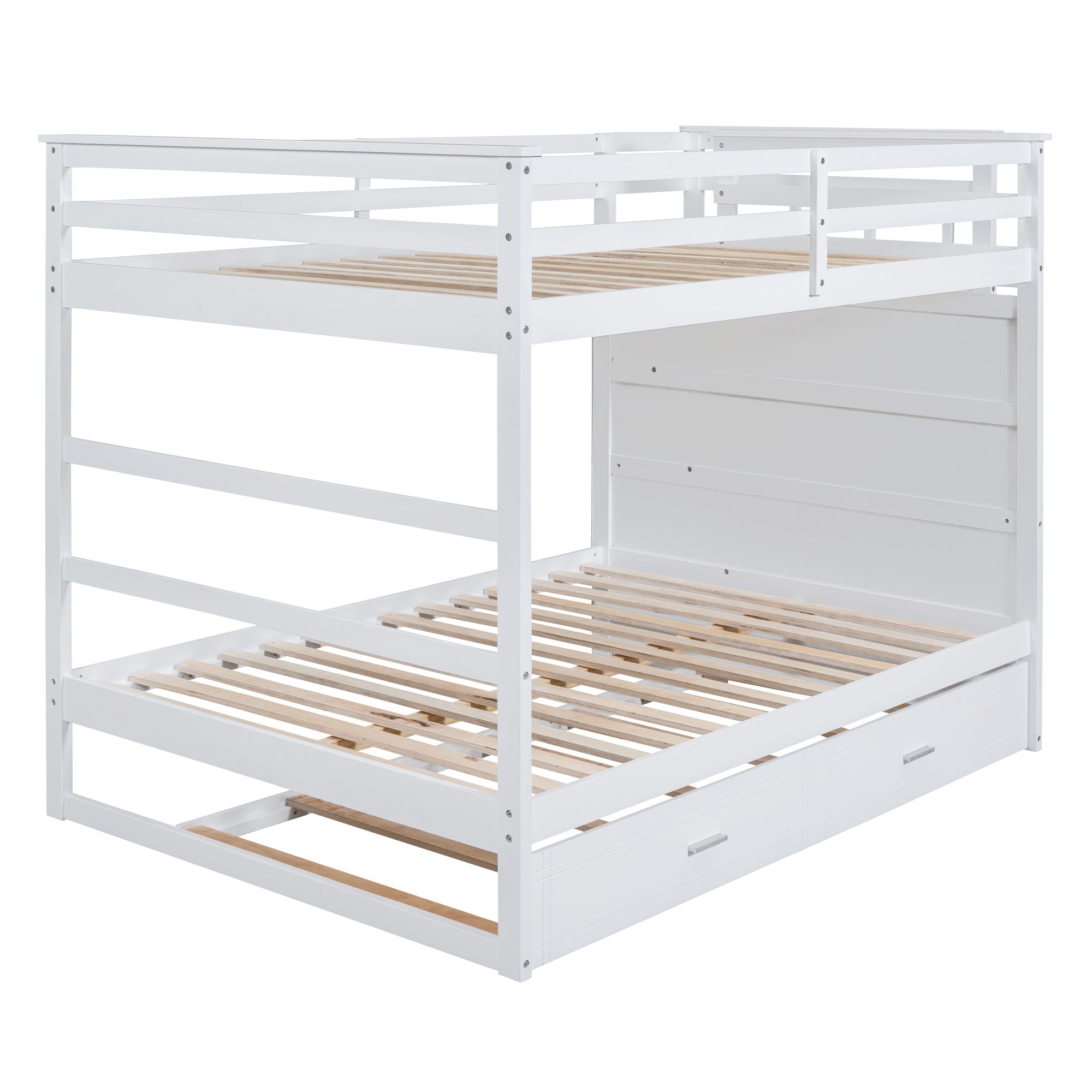 Bunk Bed With Twin Size Trundle And Staircase