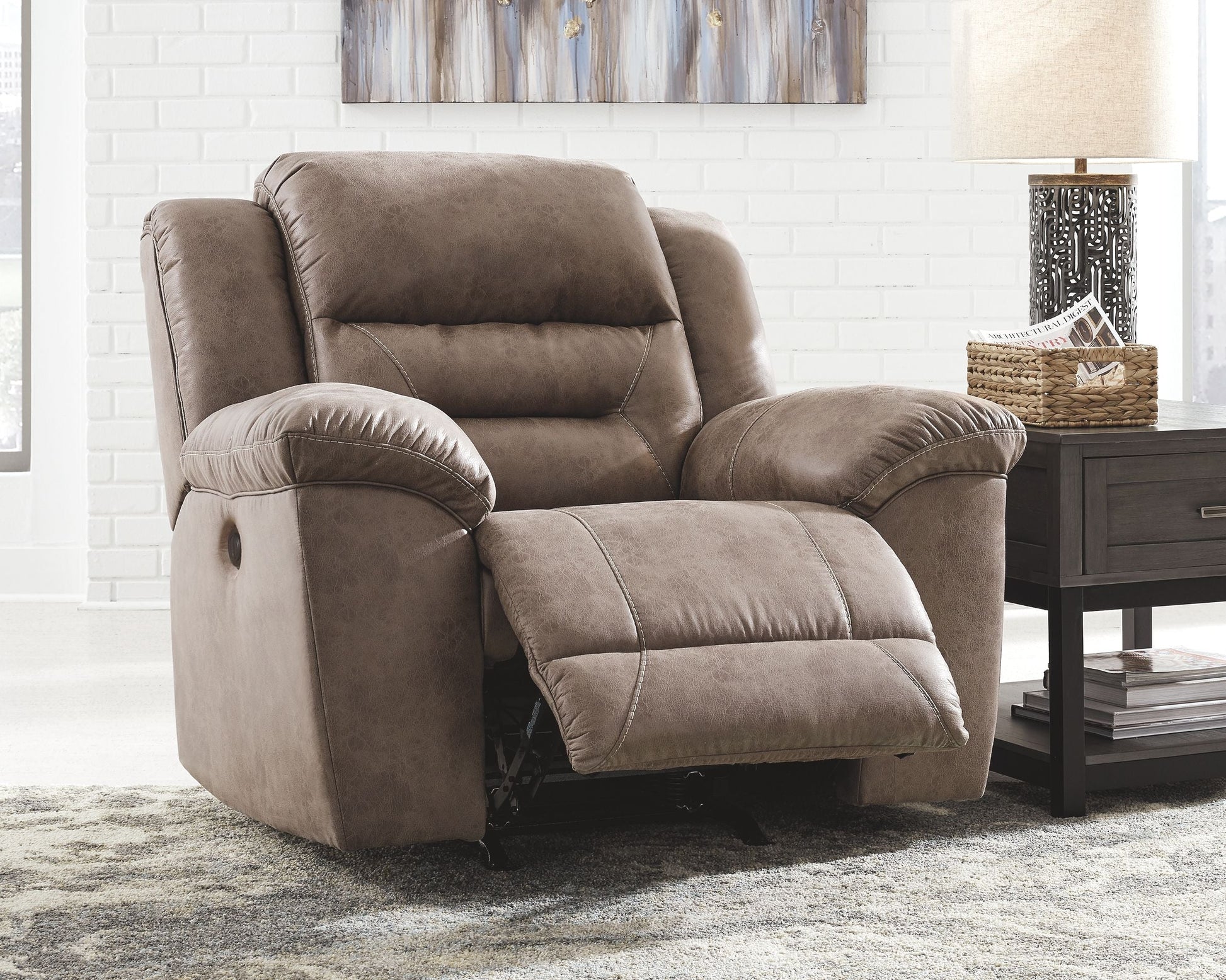 Ashley Furniture Stoneland - Power Recliner | Meri Furniture