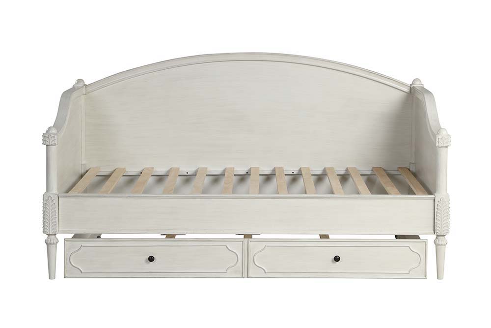 ACME Lucien - Twin Daybed - Antique White Finish | Meri Furniture