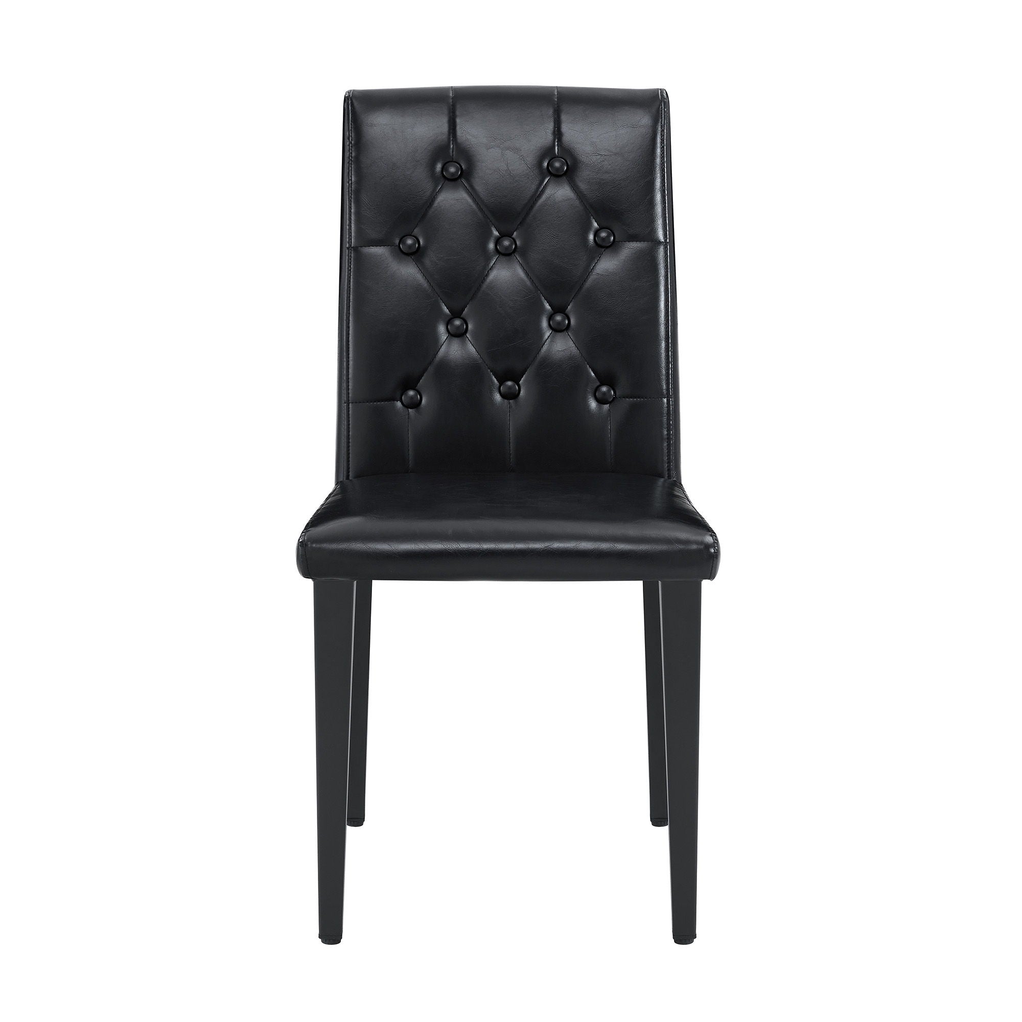 Dining Chairs With Ergonomic Buckle Backrest For Family Dining Rooms