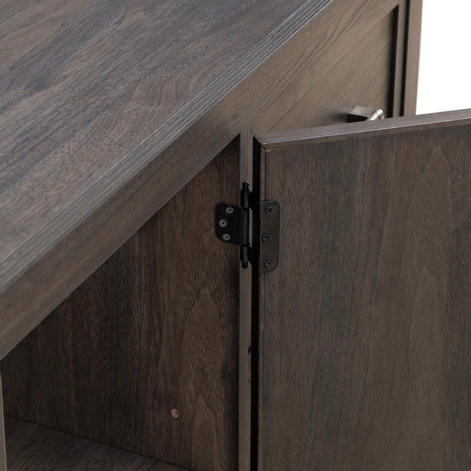 Modern Edge - Dresser & Mirror - Brown