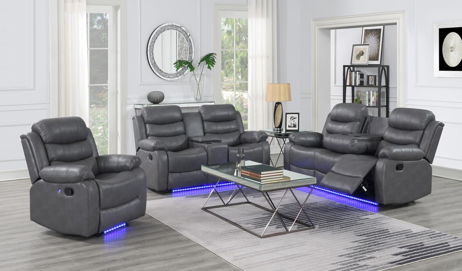 U156 - Motion LED Sofa - Gray
