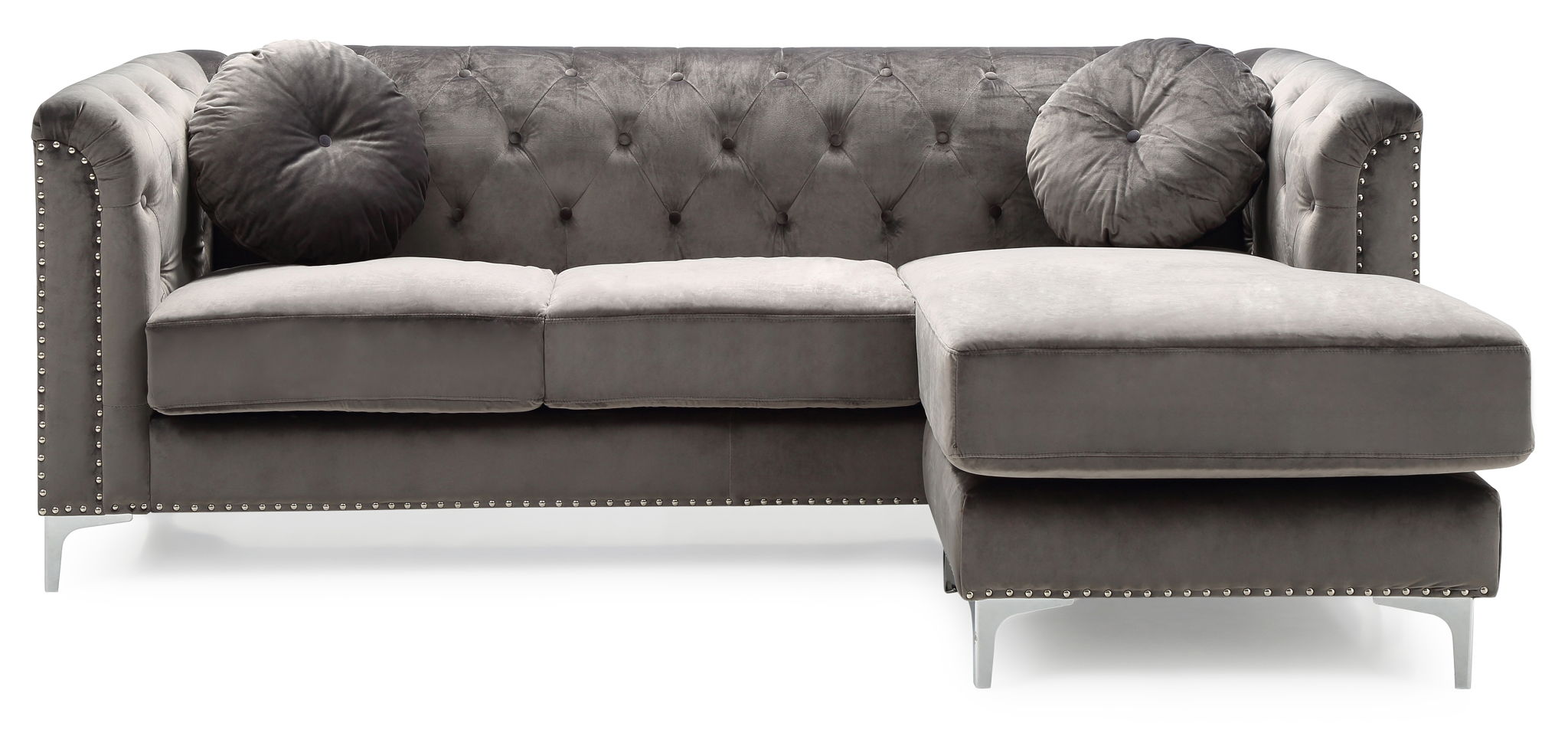 Pompano - Micro Suede Sofa Chaise