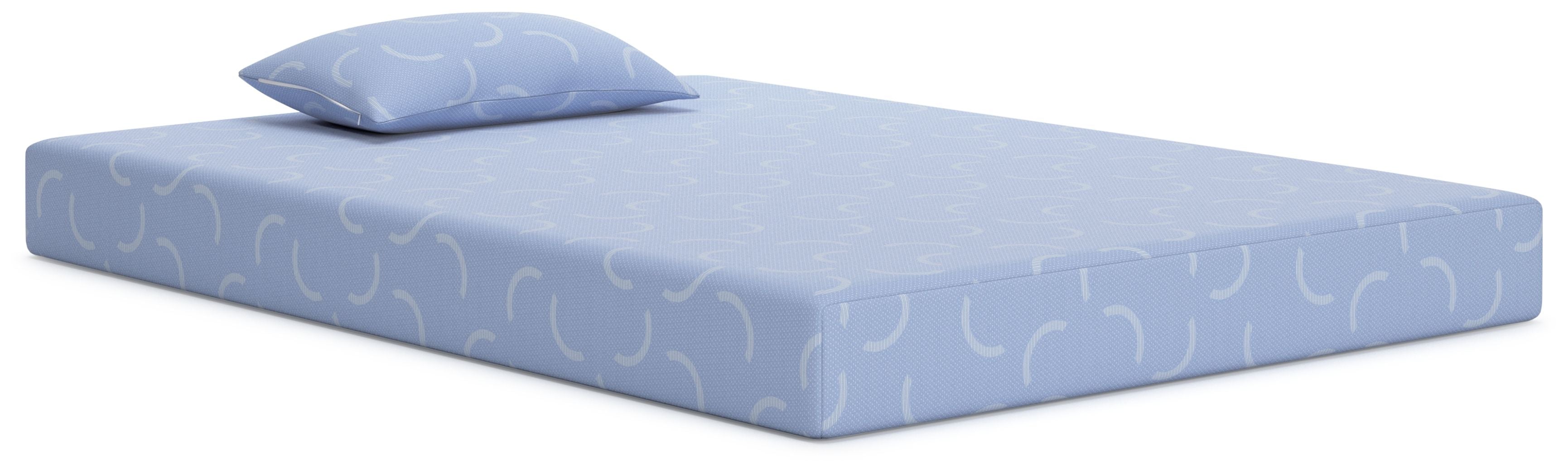 Sierra Sleep® by Ashley Ikidz Ocean - Mattress And Pillow Set of 2 | Meri Furniture