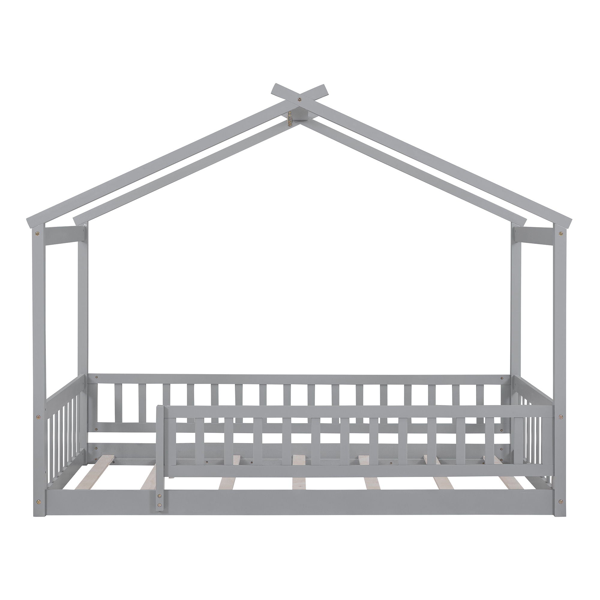 Bed House Bed Frame With Fence