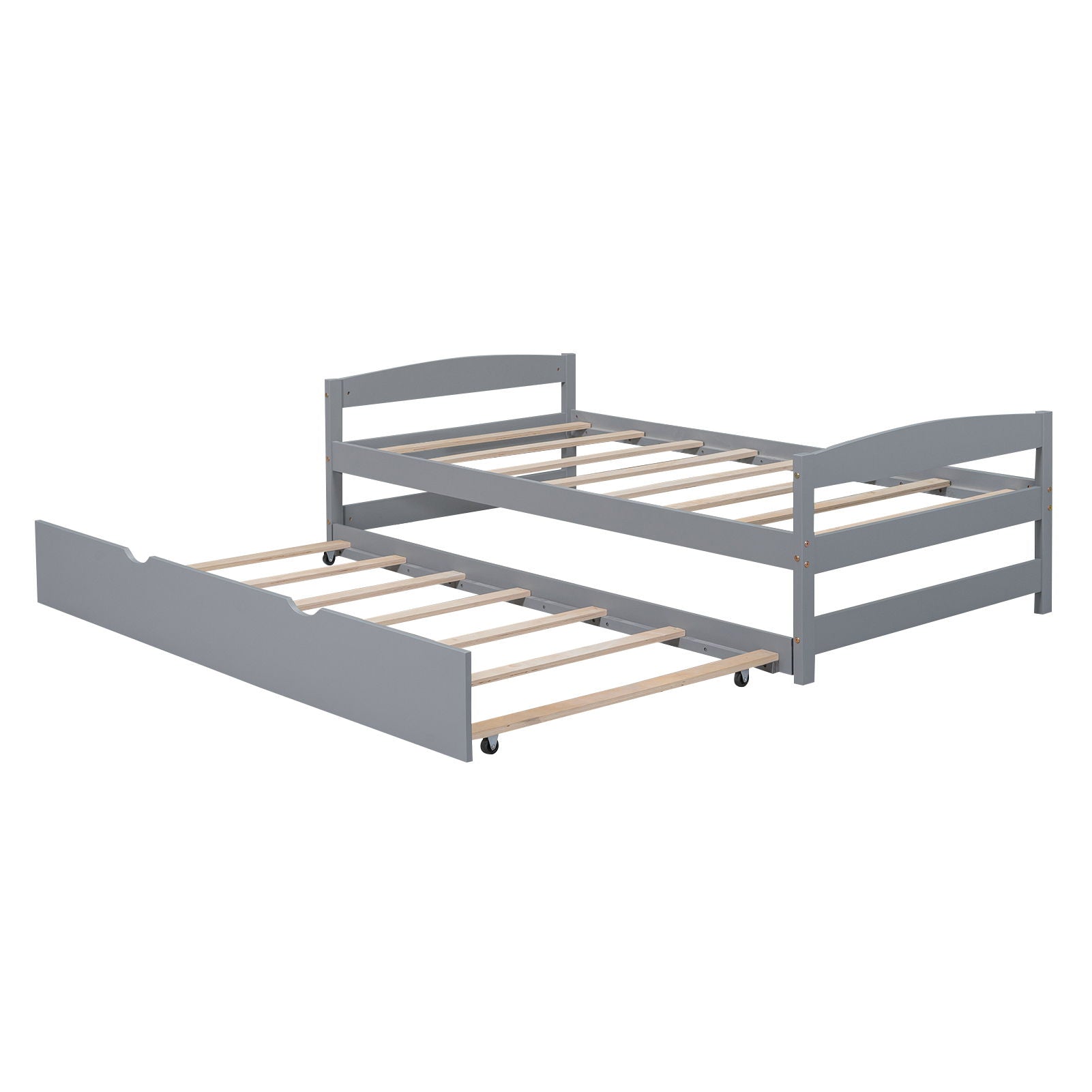 Platform Bed With Trundle