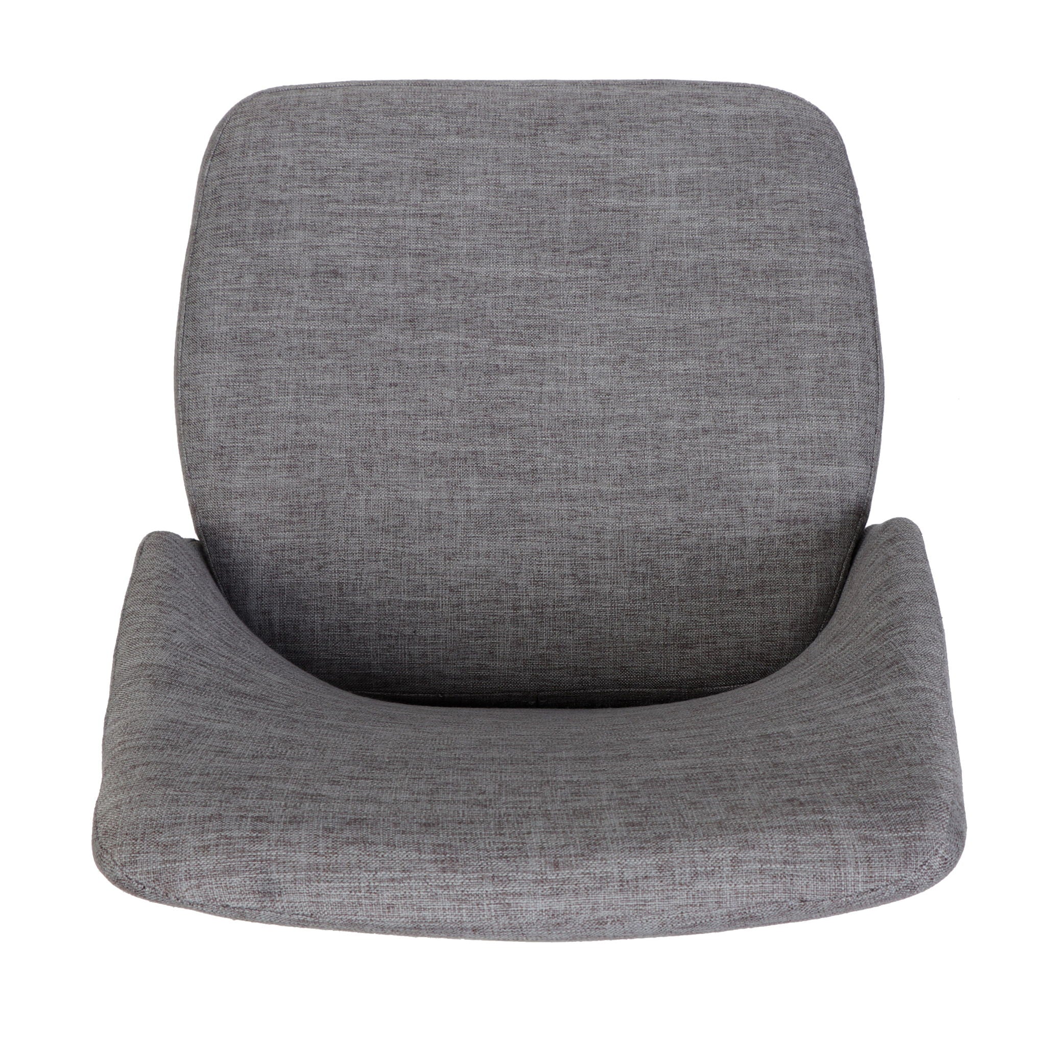 Modern Dining Chair With Iron Legs And Wood Finish