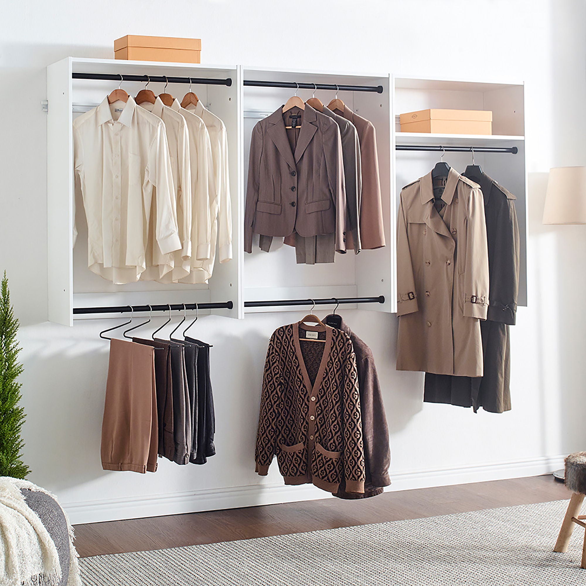 Devi - Wall Mounted Closet System & Modular Units