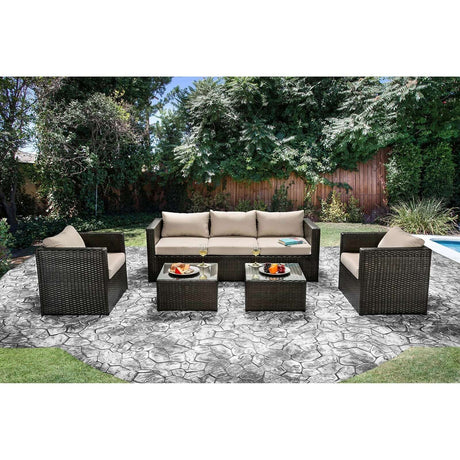Primo International 5 Pc. Patio Set | Meri Furniture