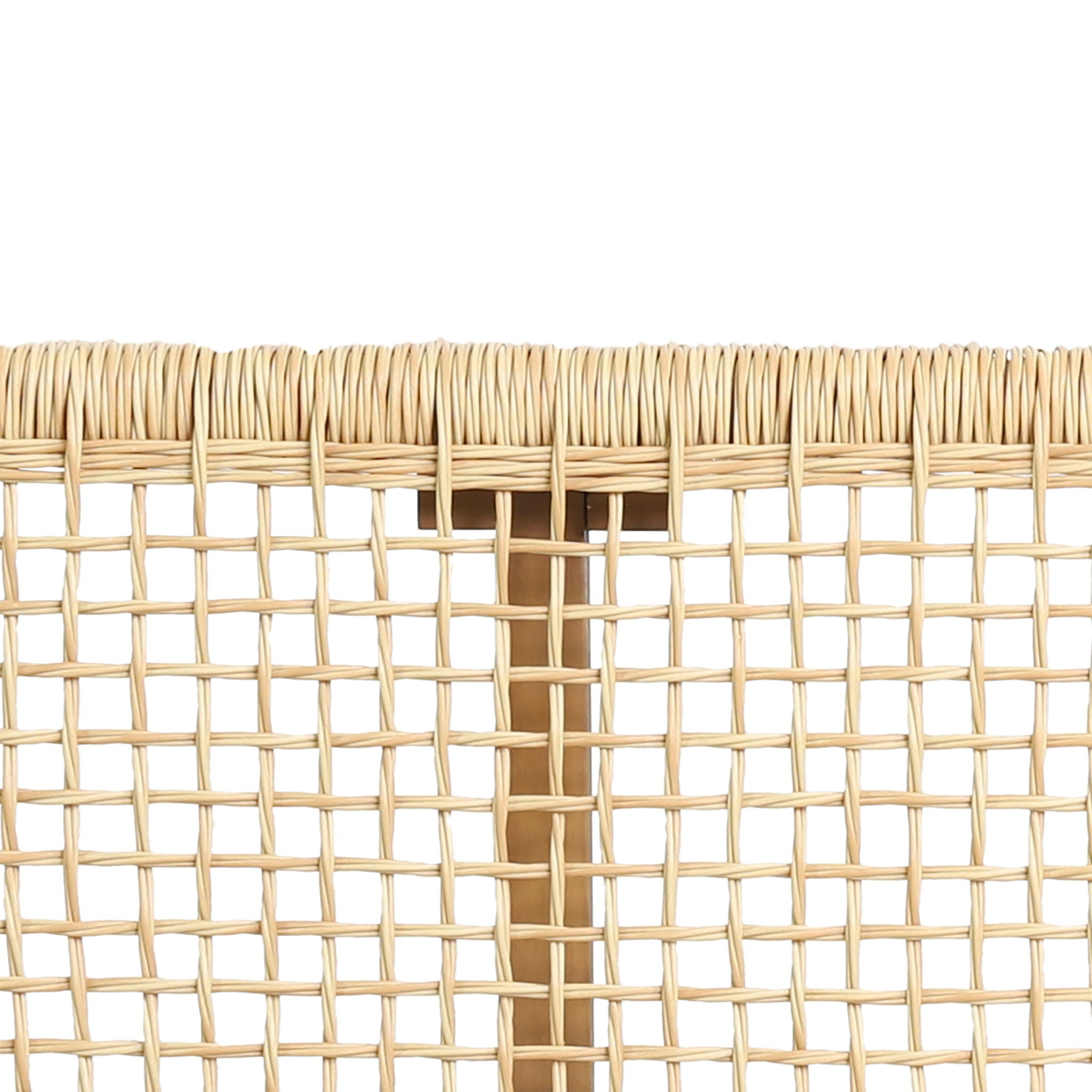 Angie - Bench Outdoor Seating Acacia Wood Faux Rattan - Teak