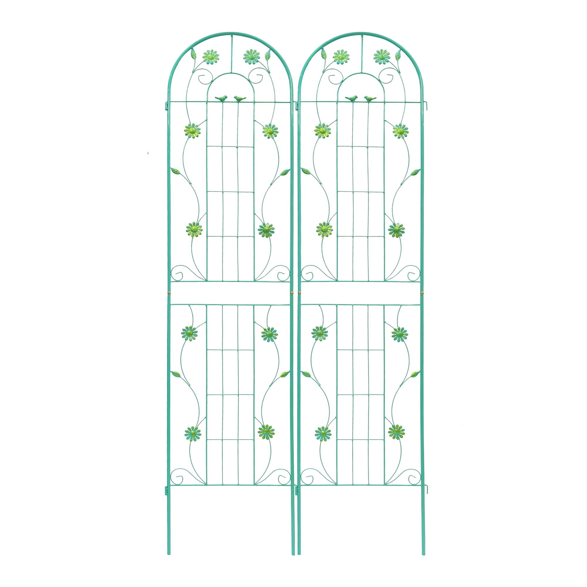Metal Garden Trellis Rustproof Trellis For Climbing Plant Outdoor Flower Support