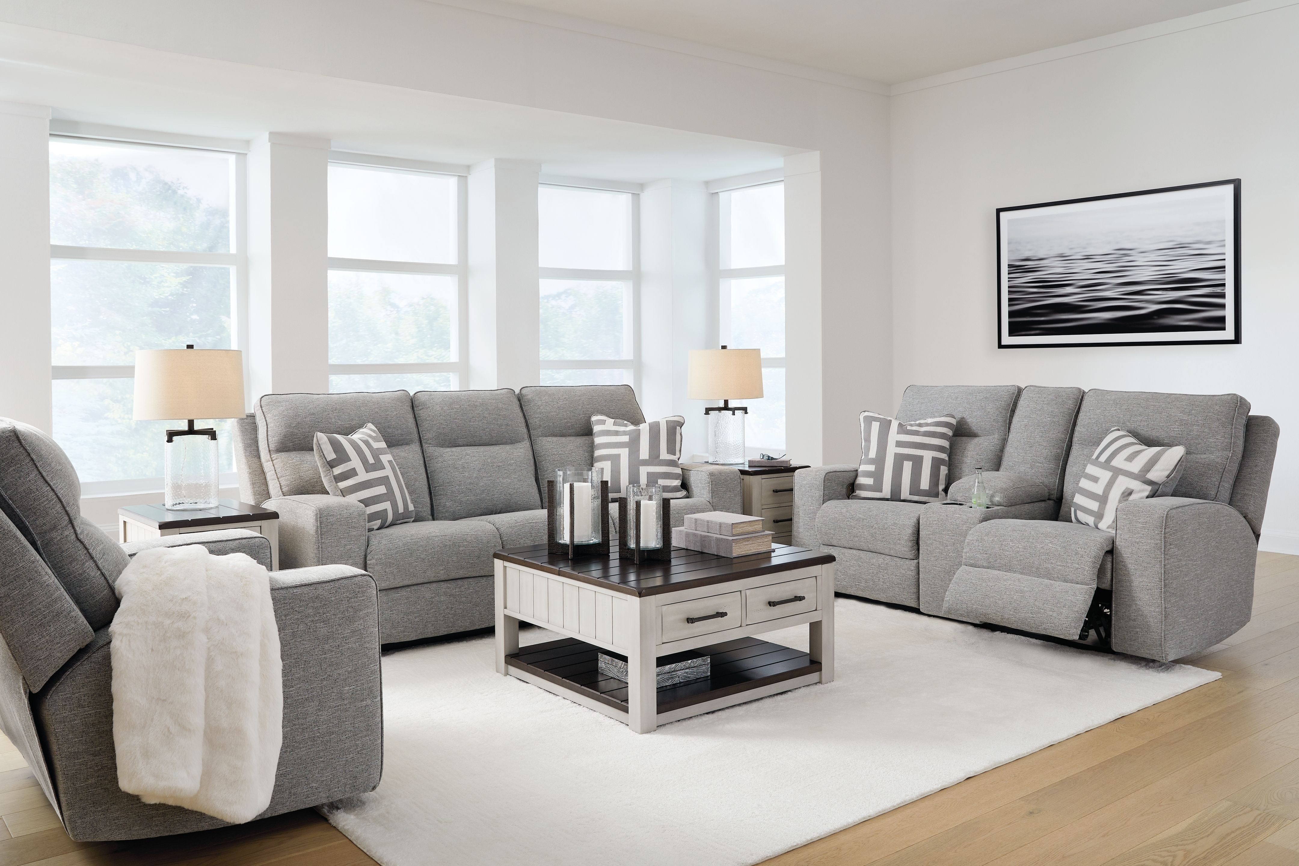 Signature Design by Ashley® Biscoe - Reclining Living Room Set | Meri Furniture