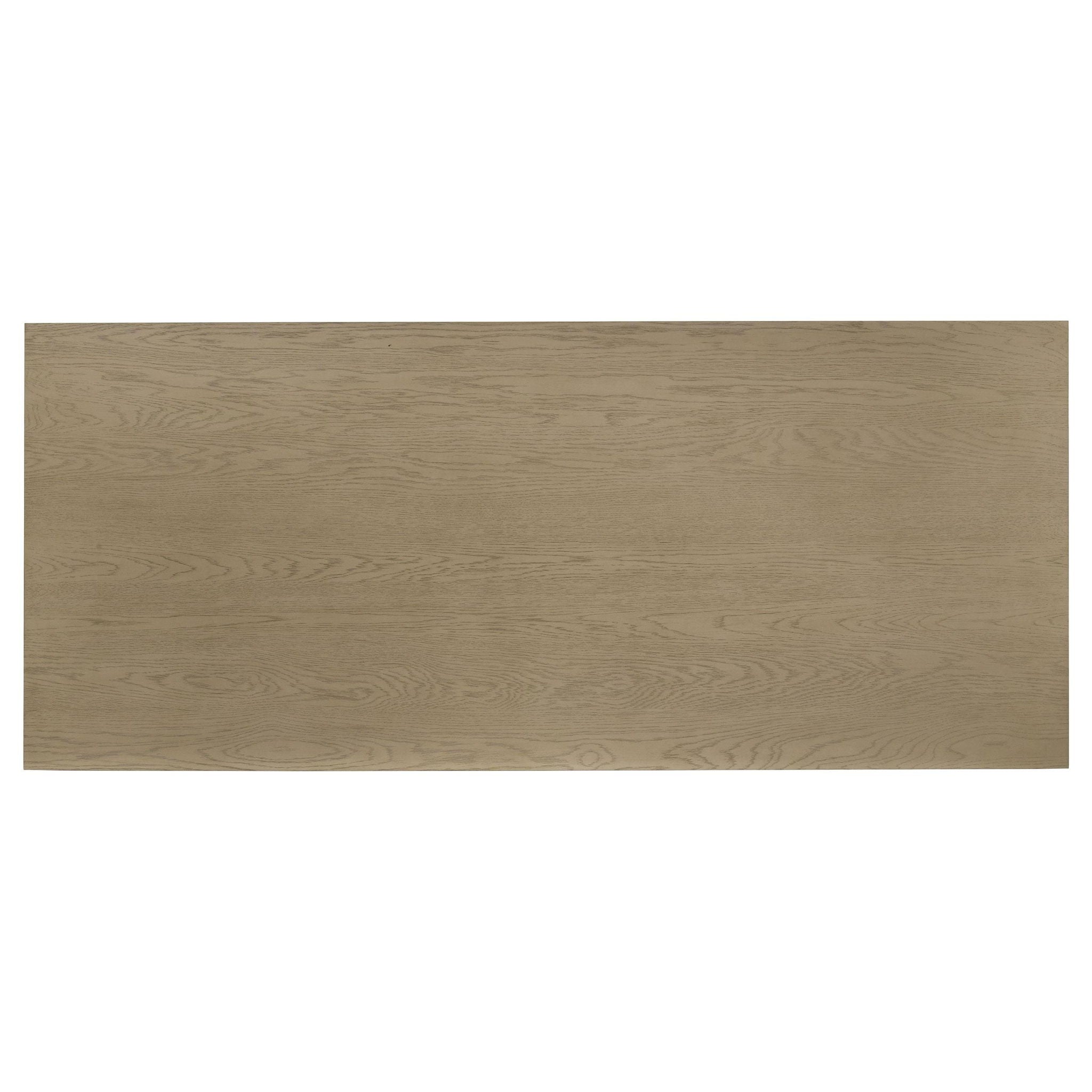 Decker 7-piece 82-inch Rectangular Dining Set Black and Natural Oak