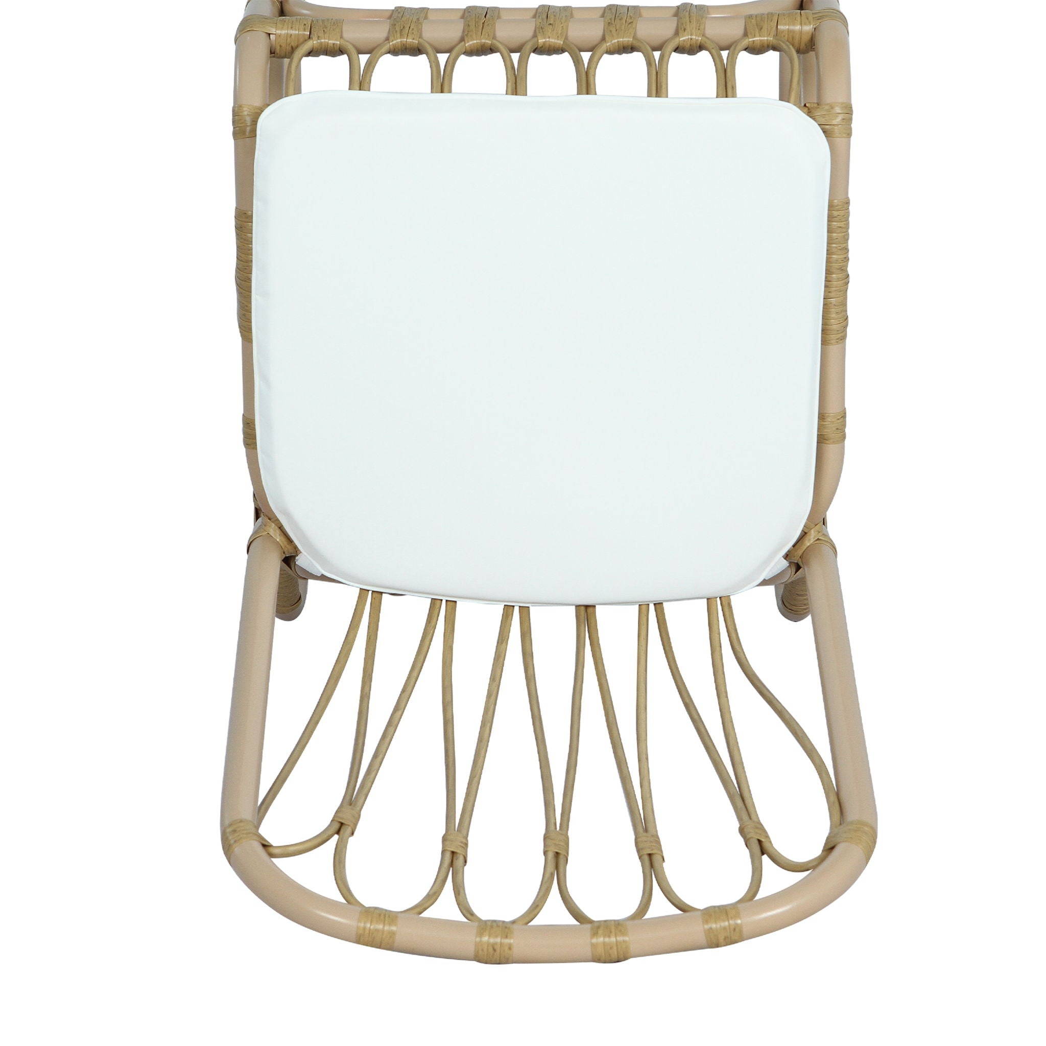 Outdoor Wicker Dining Chairs With Washable Cushion (Set of 2)