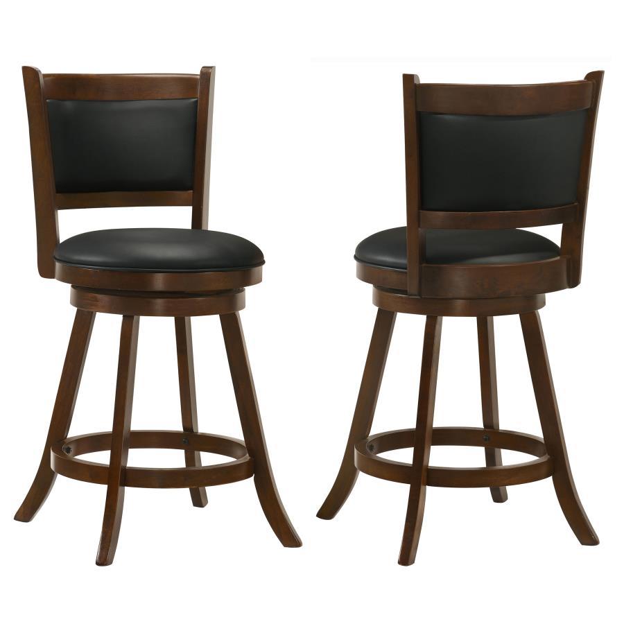Coaster Fine Furniture Broxton - Upholstered Swivel Stools (Set of 2) | Meri Furniture