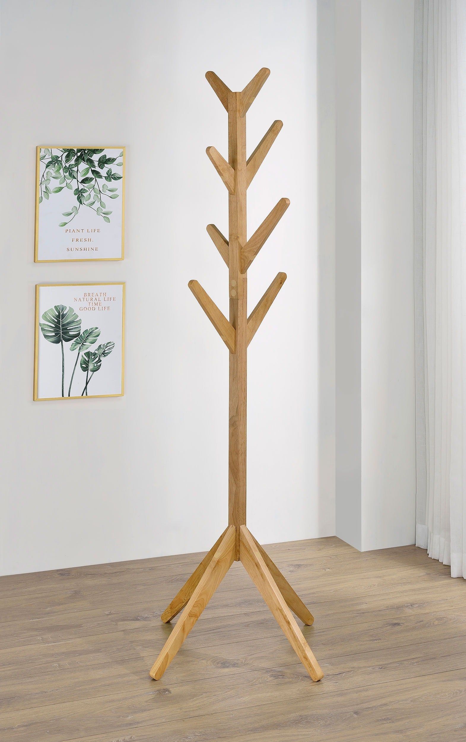 Coaster Fine Furniture Margaret - Solid Wood Coat Rack Clothing Hanger | Meri Furniture