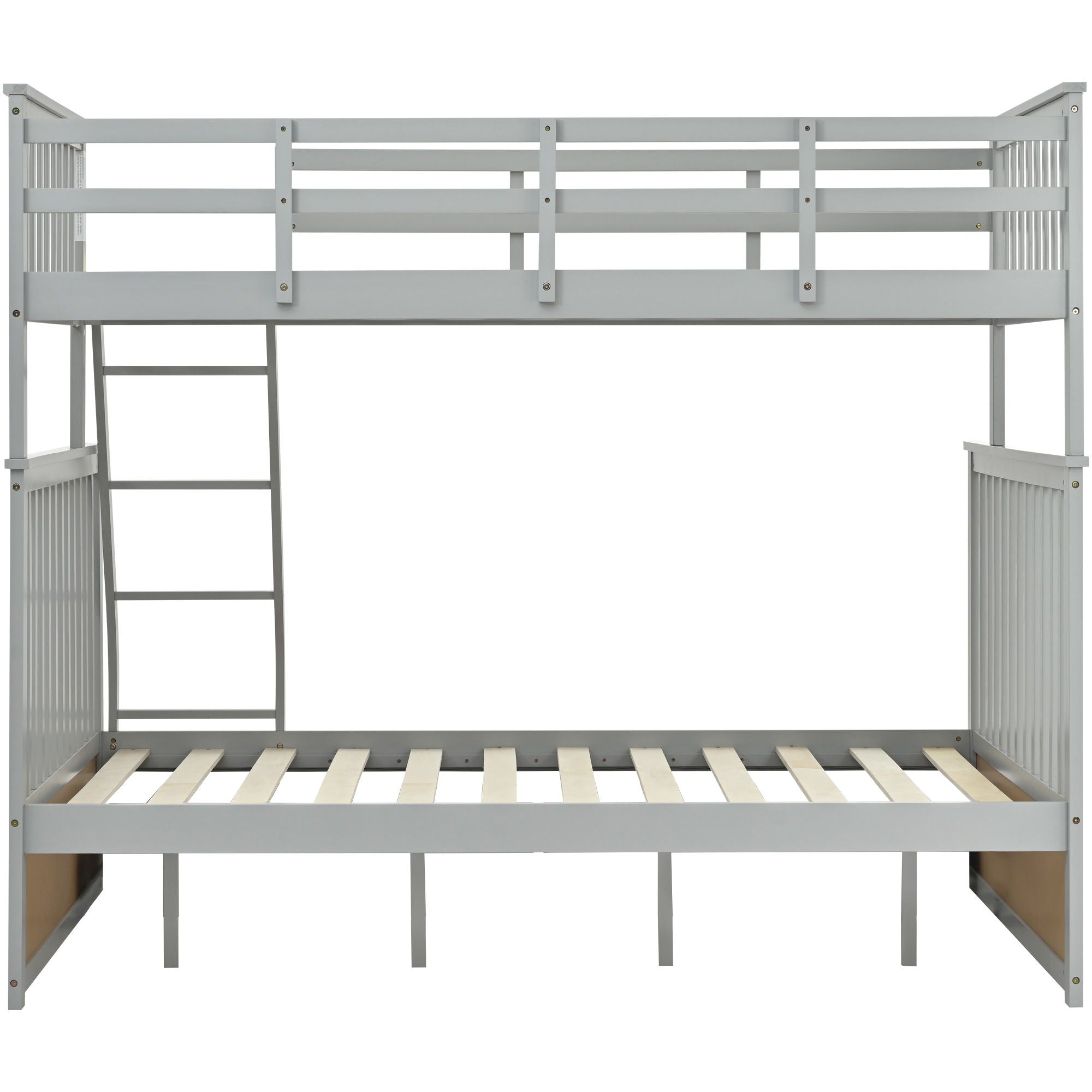 Bunk Bed With Ladder, And Safety Guard Rails