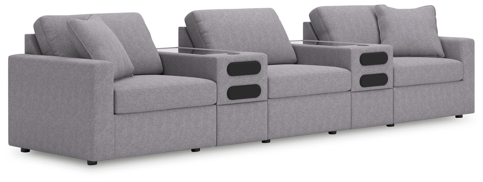 Signature Design by Ashley® Modmax - Granite - Sectional | Meri Furniture