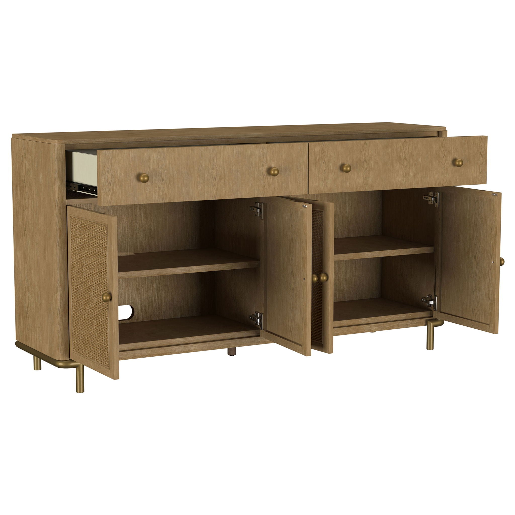 Benson - 2 Drawer Sideboard - Sand