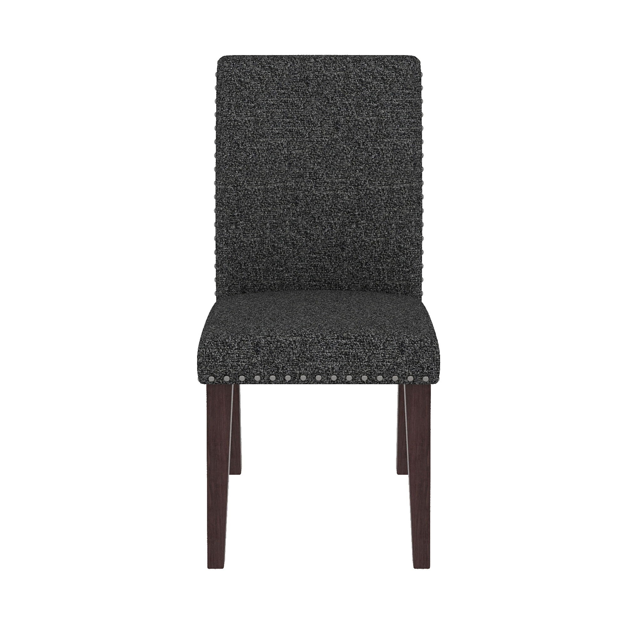 Upholstered Dining Chair With High Back Design (Set of 2)