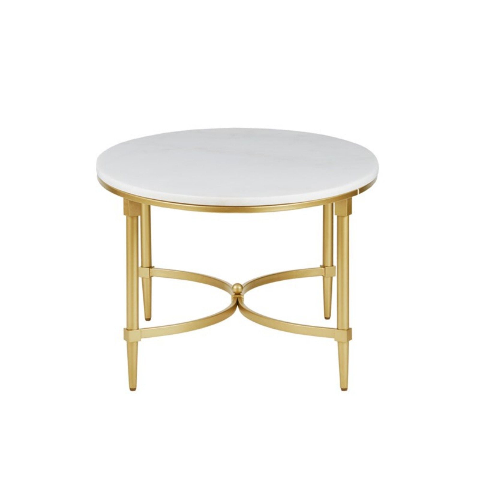 Bordeaux - Coffee Table - White / Gold