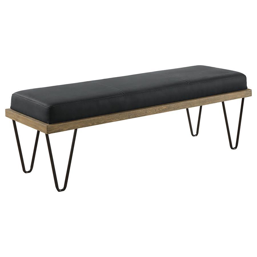 Coaster Fine Furniture Chad - Denim Upholstered Accent Bench - Dark Blue | Meri Furniture