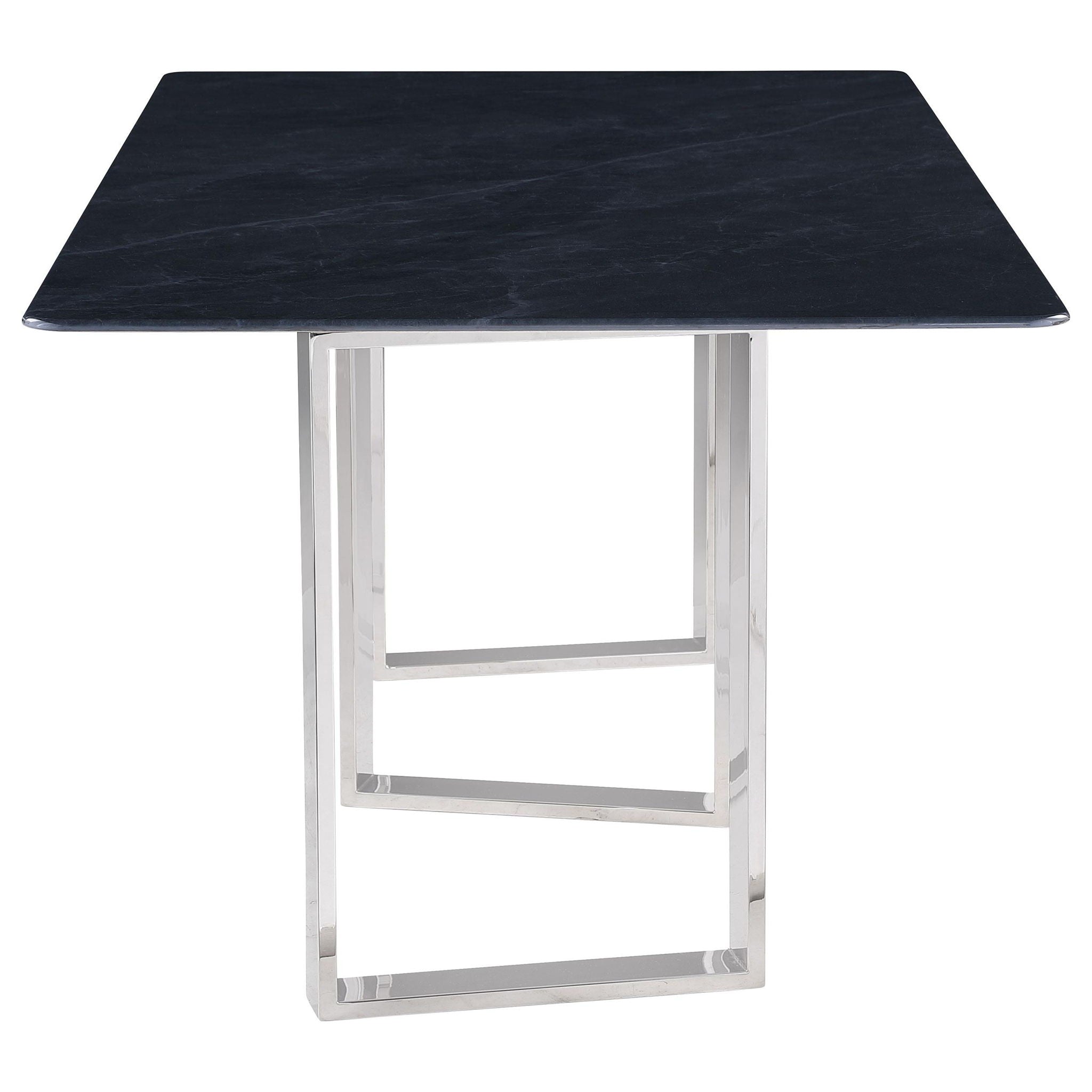 Desden 79-inch Rectangular Sintered Stone Dining Table Grey