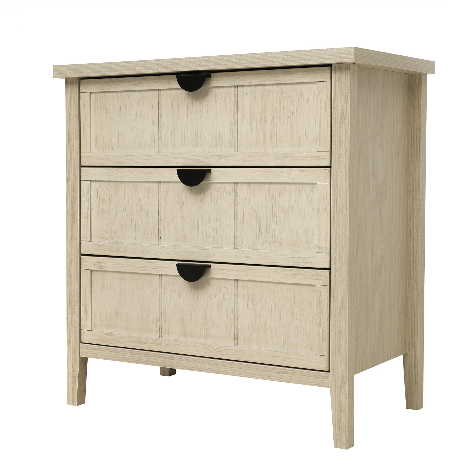 3 Drawer Cabinet, For Bedroom - Natural
