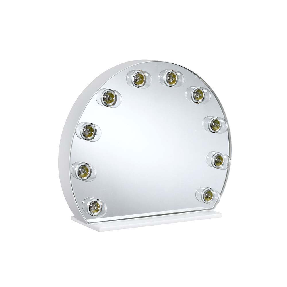 ACME Alma - Accent Mirror - White Finish | Meri Furniture