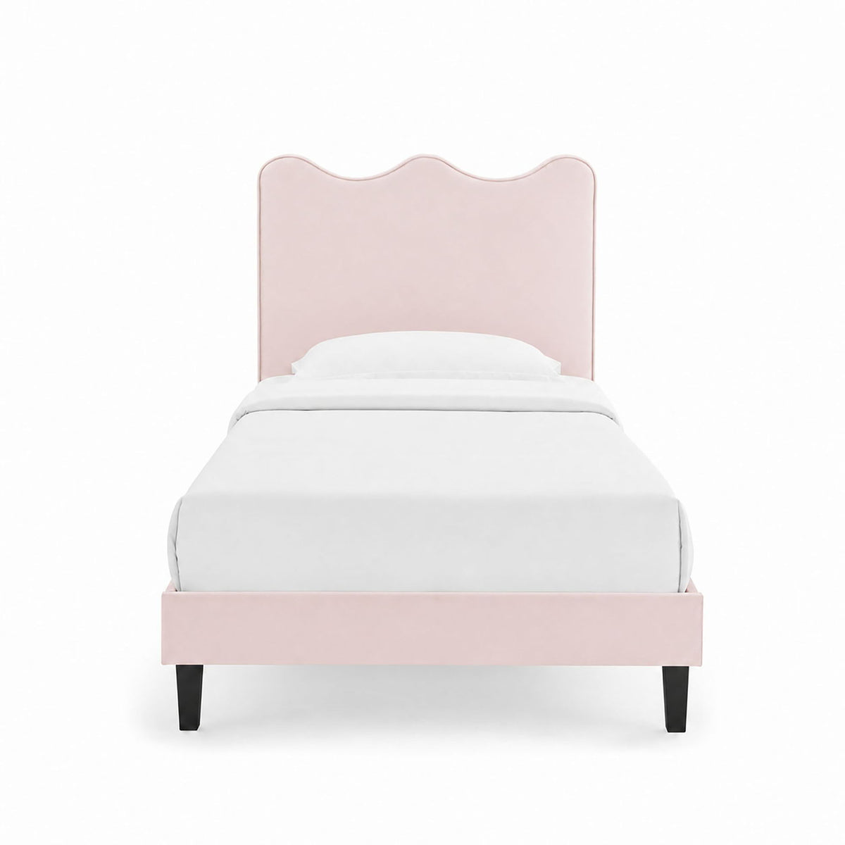 Current Performance Velvet Twin Platform Bed by Modway