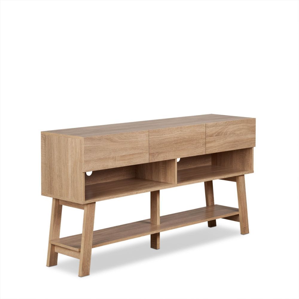 ACME Ariza - TV Stand - Rustic Natural | Meri Furniture