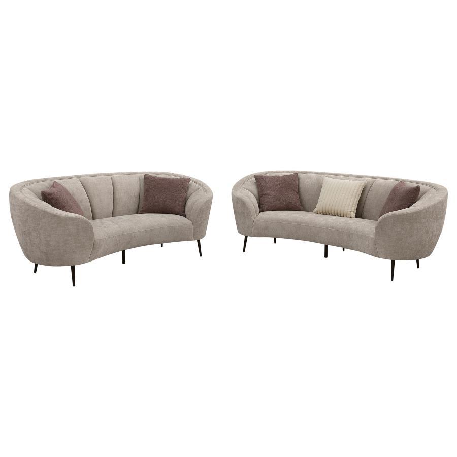 Coaster Fine Furniture Ellorie - Upholstered Curved Sofa Set | Meri Furniture