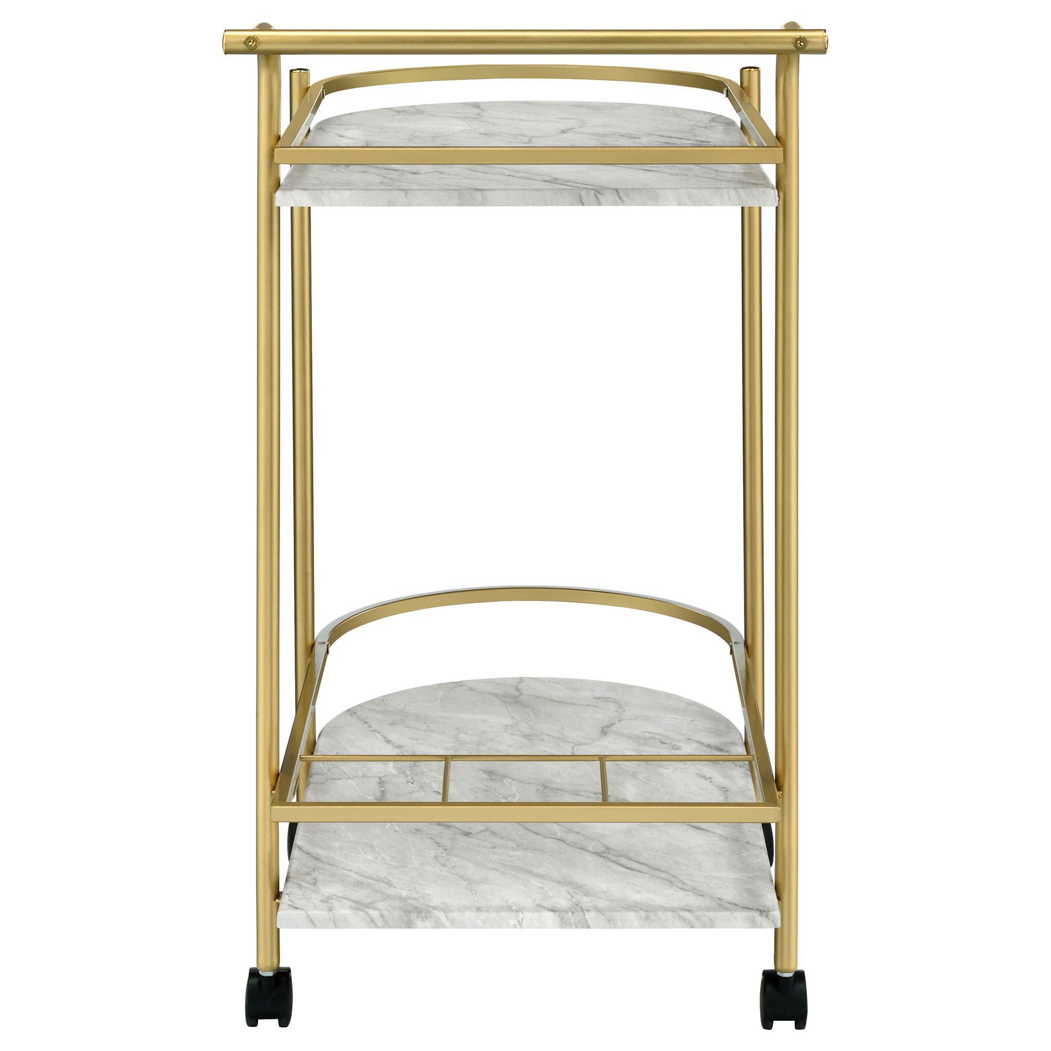 Serving Cart With Wine Rack