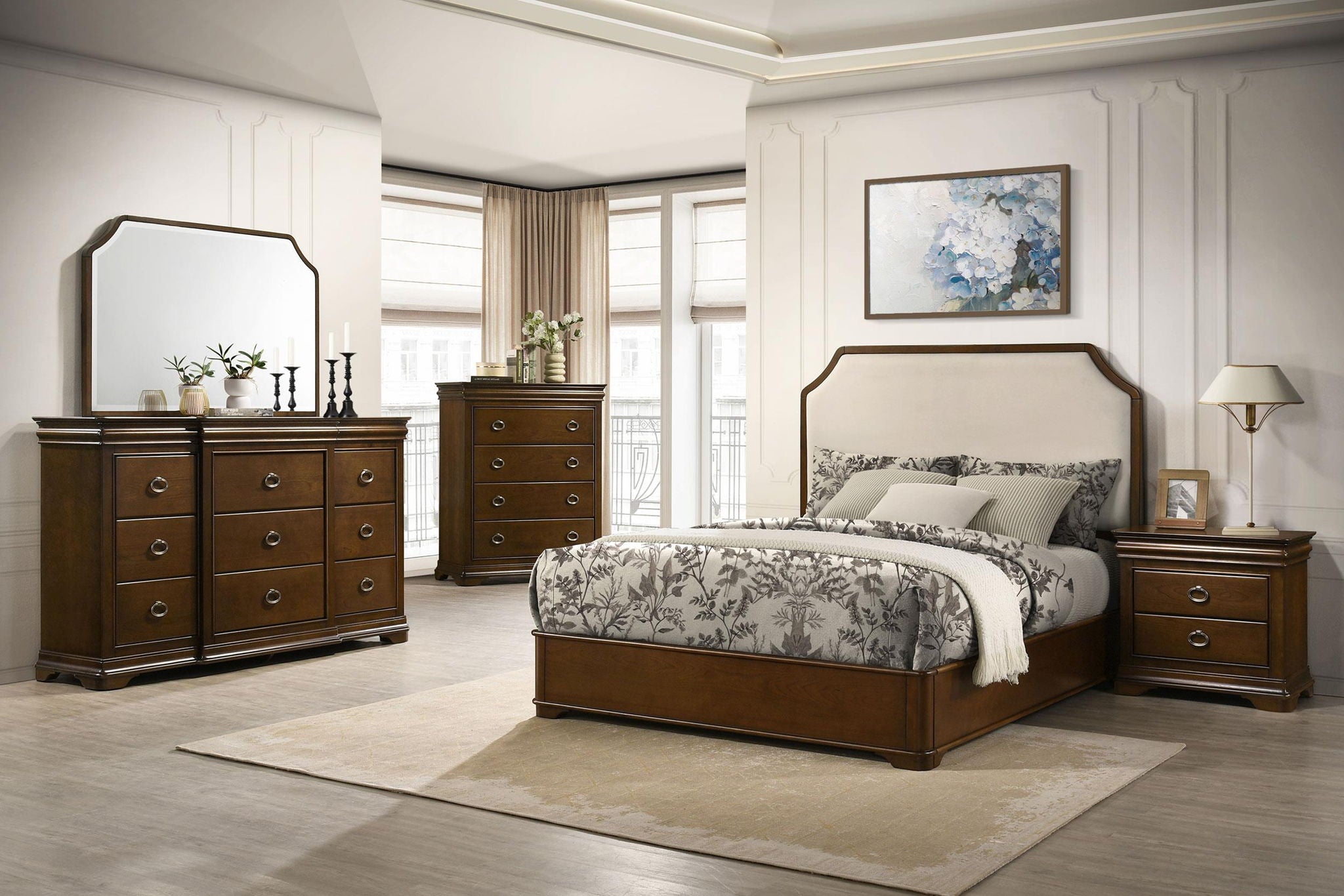 Garland 9-drawer Bedroom Dresser Cabinet Brown Cherry
